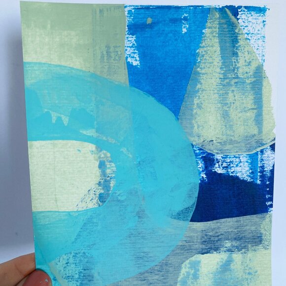 Intersectionality 4 Original Abstract Acrylic Painting 8x10in Matted Frame Ready - Picture 4 of 8